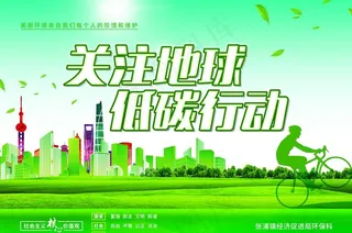 关注地球 低碳行动图片