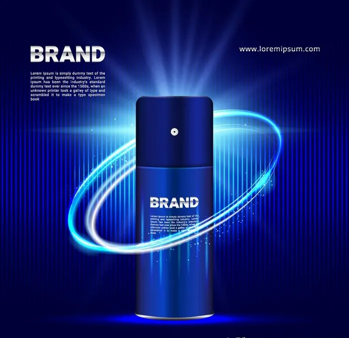 化妆品海报图片eps,ai矢量模版下载
