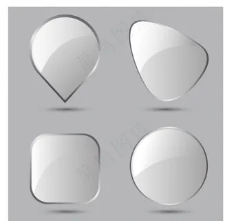 玻璃材质按钮图片