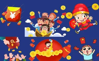 各类卡通红菜鸟图库片