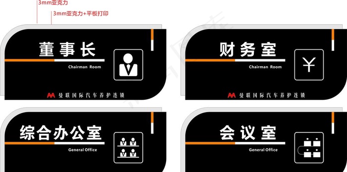 科室门牌图片cdr矢量模版下载