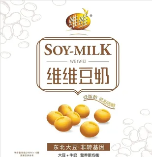 维维豆奶包装 图片