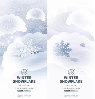 大雪冬至大寒小寒饺子系列稿图片