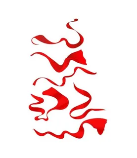 红飘带图片