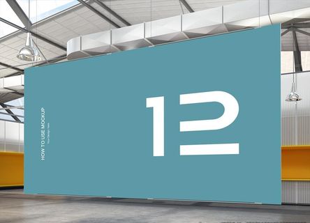 艺术空间海报展样机图片