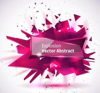爆炸碎片抽象背景图片