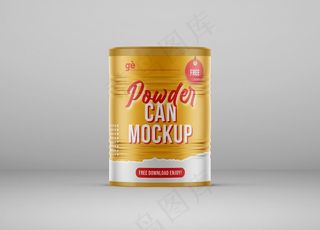 奶粉罐样机图片