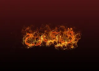 火焰字 阿拉伯字图片