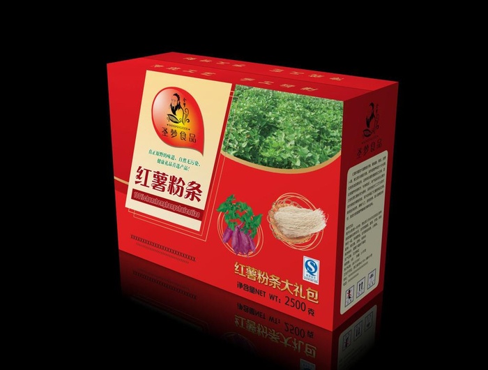 红薯粉条箱（平面图）图片(6555x3574)psd模版下载