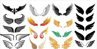 矢量翅膀图片