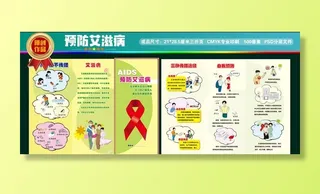 艾滋病 折页图片