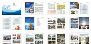建筑企业画册图片