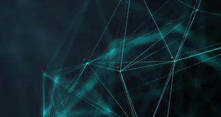 彩色线条几何抽象背景图片