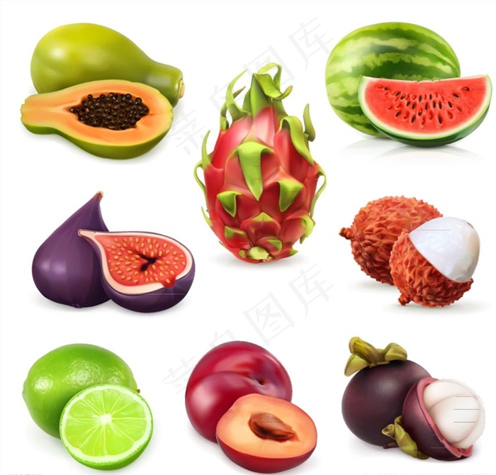 美味水果设计矢量图片