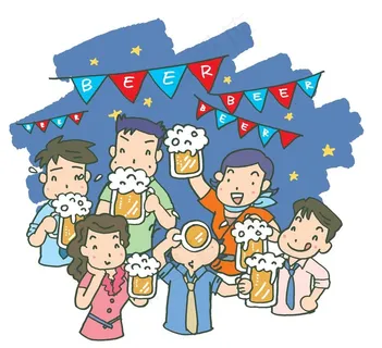 朋友聚会卡通图片