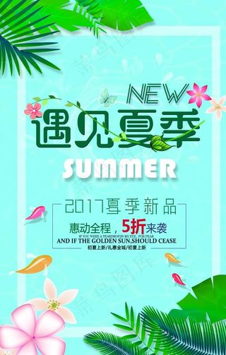 遇见夏季海报图片