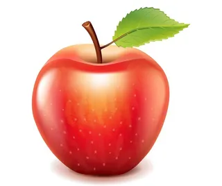 矢量手绘苹果图片