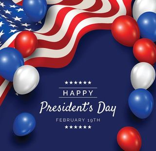 美国国旗气球图片