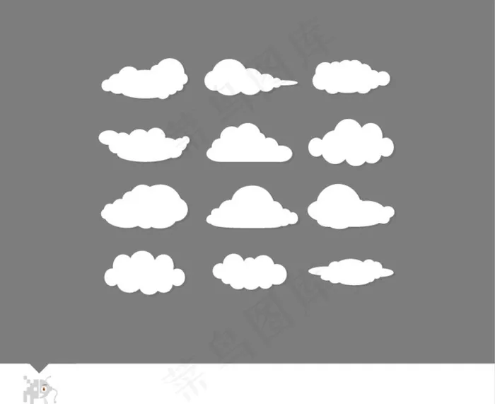 云朵图片ai矢量模版下载