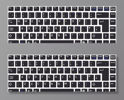 矢量键盘图片