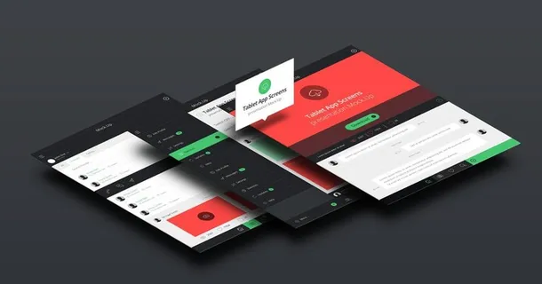 平板电脑显示界面 原图片