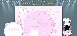 天使主题宝宝生日宴迎宾区图片