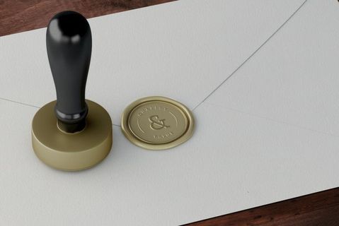 印章logo标志印泥展示样机图片