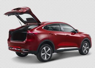 哈弗F7 红车 后备箱掀起图片