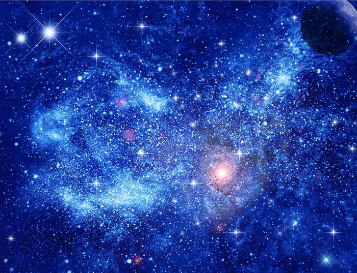 星空图片psd模版下载