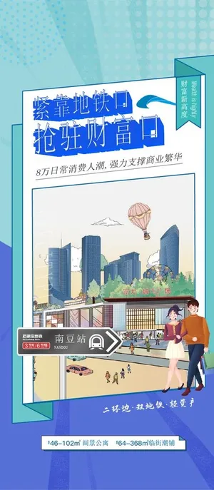 商业繁华房地产公寓图片