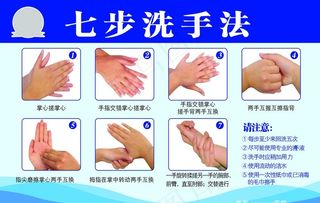 七步洗手法图片