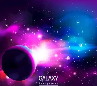 神秘彩色宇宙风景图片