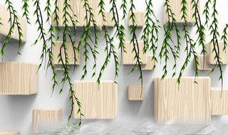 3D花背景墙图片