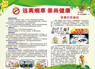 禁烟展板图片