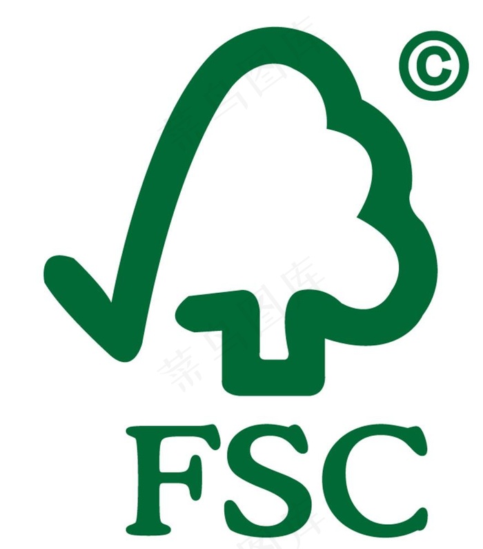 FSC 的清晰商标图片ai矢量模版下载