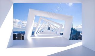 3d城市建筑空间扩展图片