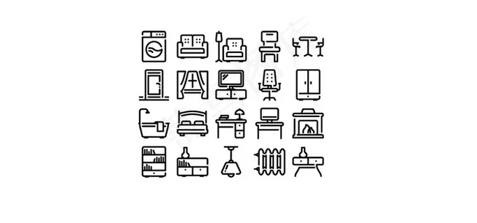 家具家电图标图片