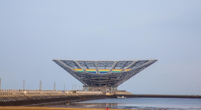 鲅鱼圈山海广场图片