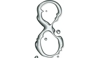 矢量水花字母图片