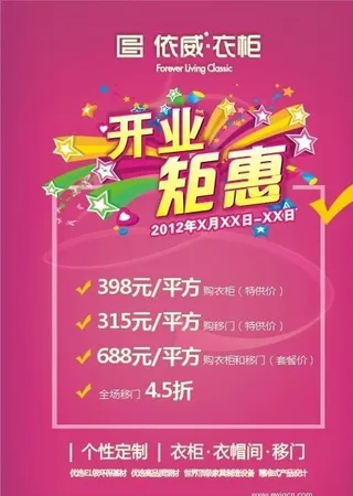 依威衣柜开业图片