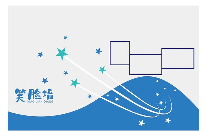照片墙文化墙图片ai矢量模版下载