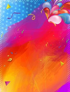 时尚水彩圆点海报背景图片