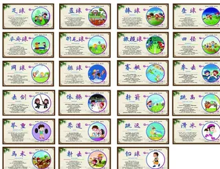 运动项目简介图片