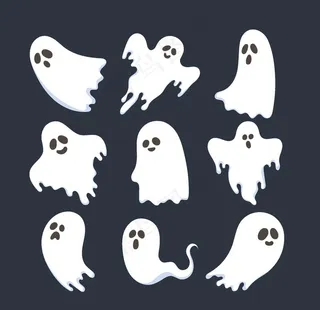 万圣节鬼魂图片