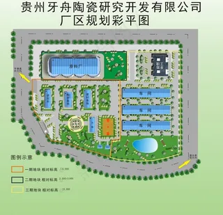 厂区彩平图图片