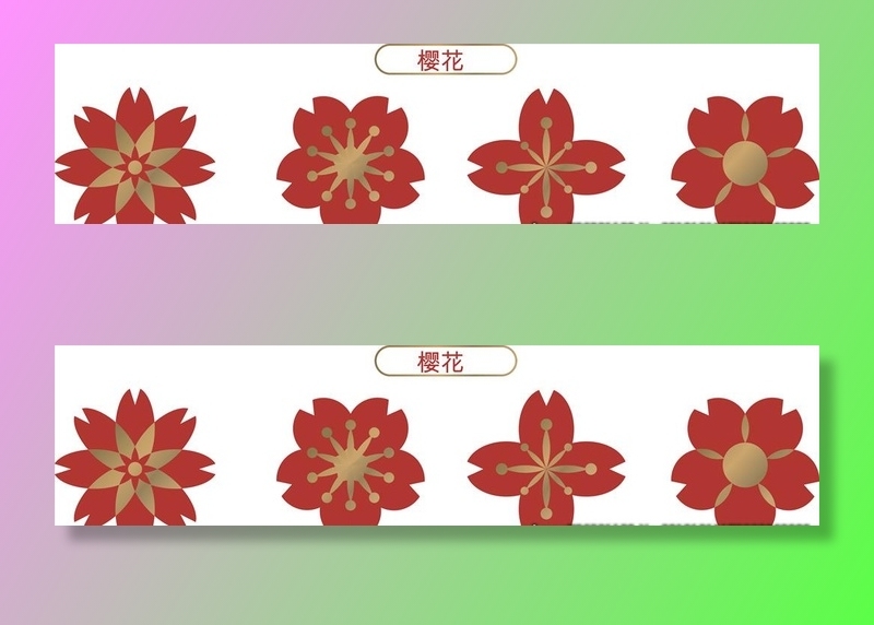 樱花图片cdr矢量模版下载
