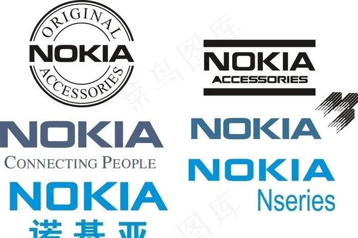 诺基亚logo图片cdr矢量模版下载