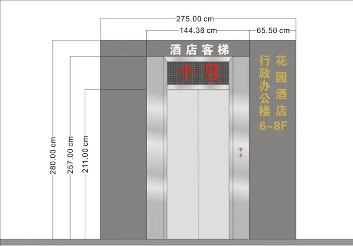 客梯门图片cdr矢量模版下载