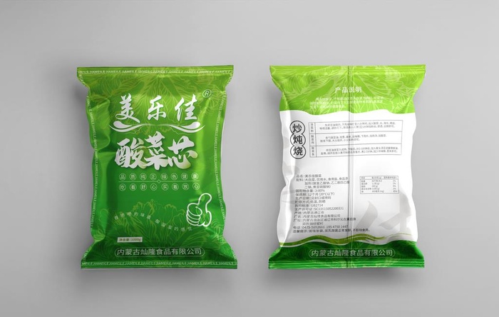 酸菜包装 可编辑 科换颜色图片