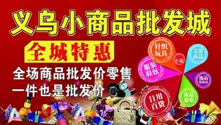 义乌小商品背景墙图片